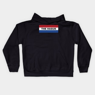 The Hague City in Dutch Flag Kids Hoodie